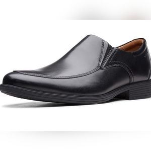 Clark's Whiddon Step Black Leather Shoes